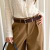 Pu Leather Belt For Women With Classic Pin Buckle For Casual And Office Wear