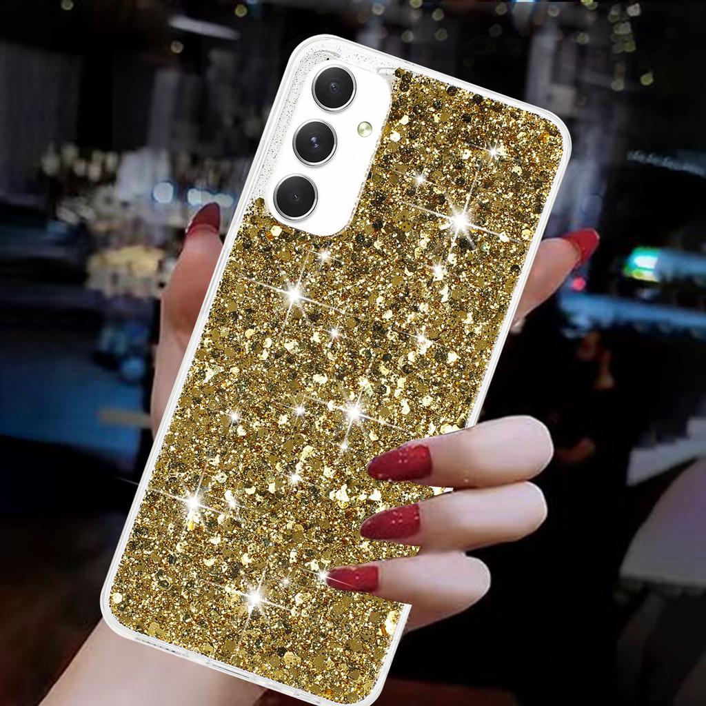 For Samsung Galaxy A05s 4G Case TPU Phone Shell Epoxy Glittery Powder Phone Cover