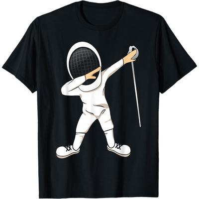 Funny Dabbing Fencing Sports Tshirt For Unisex And Unisex Tshirt