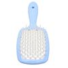 Detangler Hair Brush Quick Dry Massege Scalp Vent Hollow Out Hair Brush for Wet and Dry Hair Blue