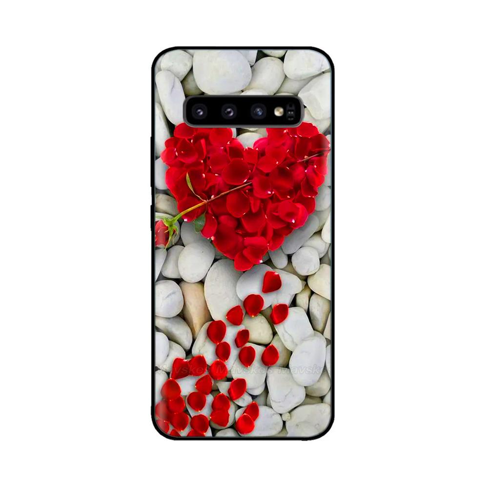 For Samsung S10 Plus Case S10 Silicone Fashion Back Cover Cases For Samsung Galaxy S10 S10E S 10 S10plus Protective Back Cover
