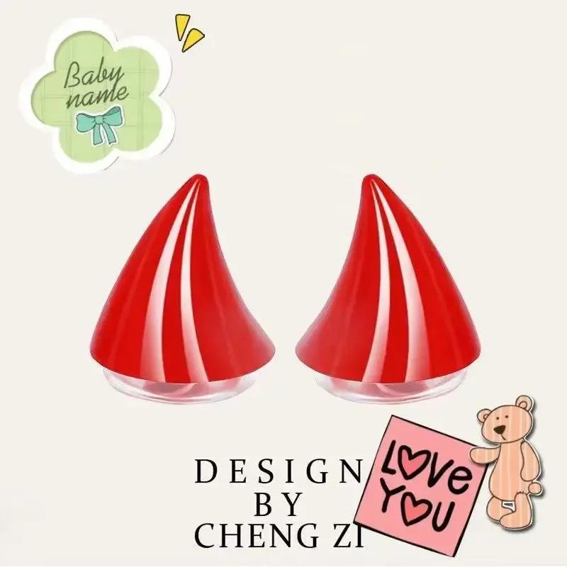 1-20 Pairs of Motorbike Helmets Male and Female Models Devil Horns Decoration E-bike Helmets Suction Cup Decoration
