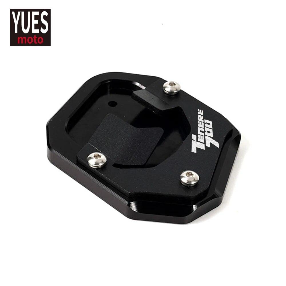 Motorcycle Accessories Aluminum Foot Enlarger Foot Side Stand Extension Plate Fits For Yamaha Tenere 700