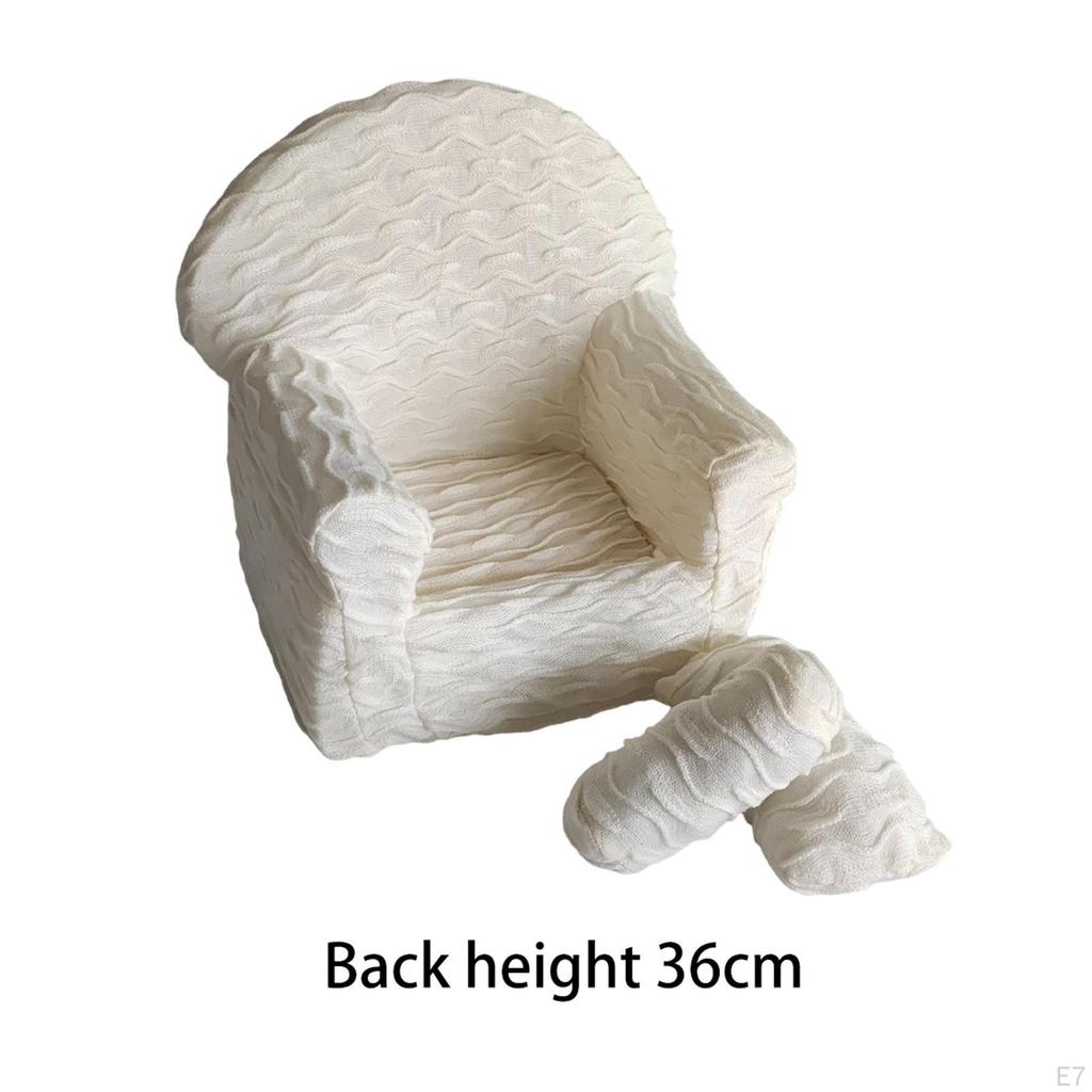 Baby Photography Sofa Decoration Cozy Armchair Cushion Pillow Set Photo Props for 3-6 Months