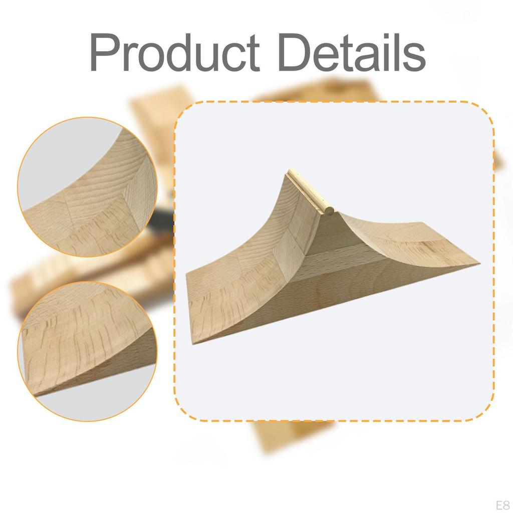 Wooden Fingerboard Ramp Accessories Ornament Multifunctional Professional Grade Improve Creativity