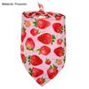 Hunde-Bandana im lässigen Stil mit Obst-Print, dreieckiger Schal, Haustier-Halstuch, Hundelätzchen