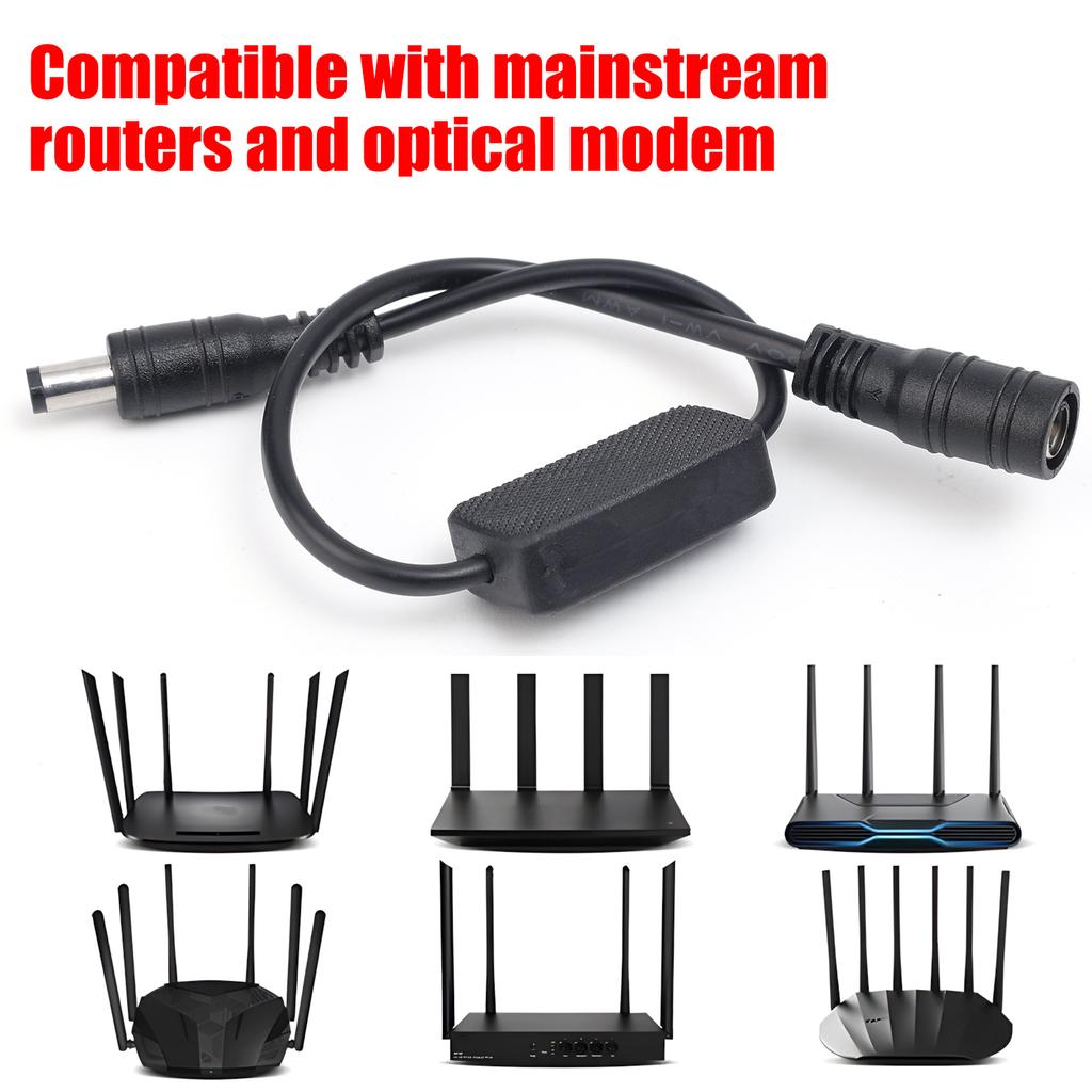 Router Reboot Cable WiFi Auto Restarter Timing 24H Power-Off Reset Controller Optical Modem Reboot Cable WiFi Rebooting Device