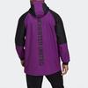 Adidas Manchester United Contrast Panel Zip-Up Jacket Men Jacket Purple GR3910