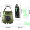 BEPAN 20L Portable Outdoor Solar Shower Bag Camping Hanging Water Heater Bag Beach Hiking Travel Lightweight Leak Proof Multi Purpose