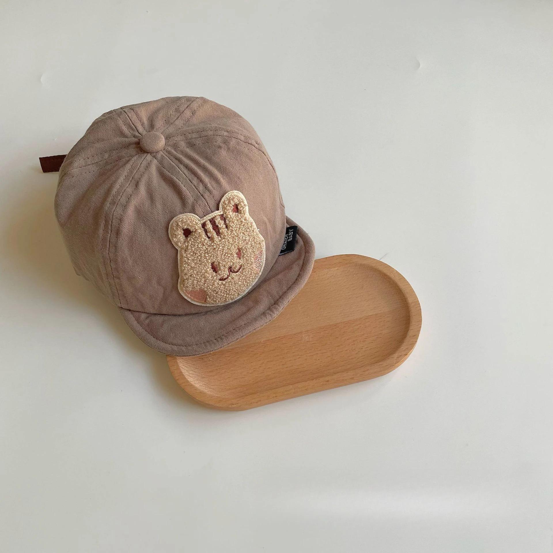 Cute Cartoon Bear Rabbit Children s Baseball Cap Sweet Peak Cap for Kids Boy Girl Spring Summer Travel Sunshade Cap 0-4 Year