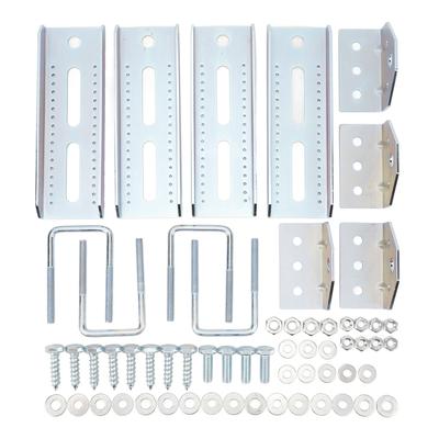 Boat Trailer Bunk Brackets Steel Heavy Duty Swivel Top Bunk Bracket Kit for Boat Trailer