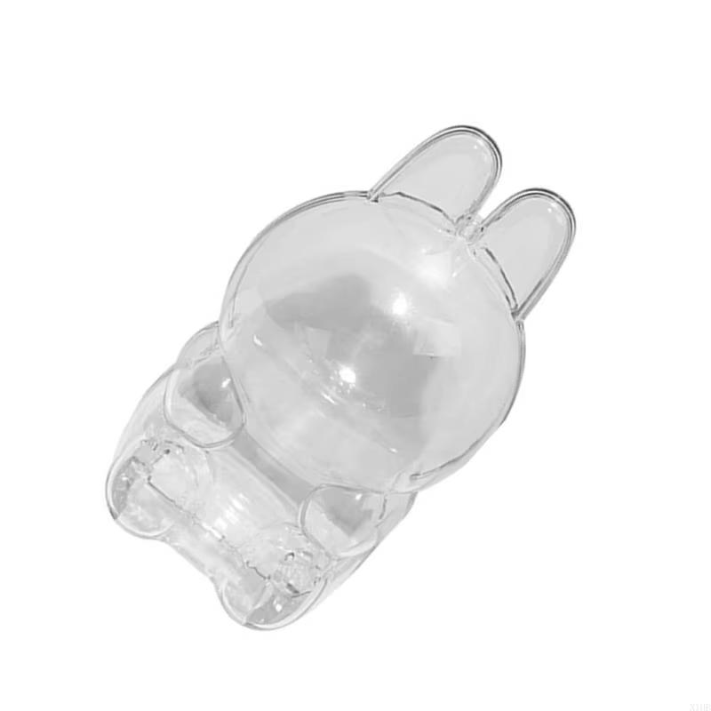 1Pc Transparent Protective Cover For Toy Elf Doll Cover Mini Portable Storage Box Cute Elf Plushie Display Cover For Party Dolls