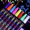8 Stück farbige Flüssigkreide, geeignet für Tafel, Kalender, Glas, Neonstift, abwaschbare Fenster-Markierungsfarbe und Malerei, suita