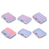 Tool Box Storage Grids Removable Dividers Screws Screwdriver Nuts Compartment Repair Case Organizer for Storing Tools