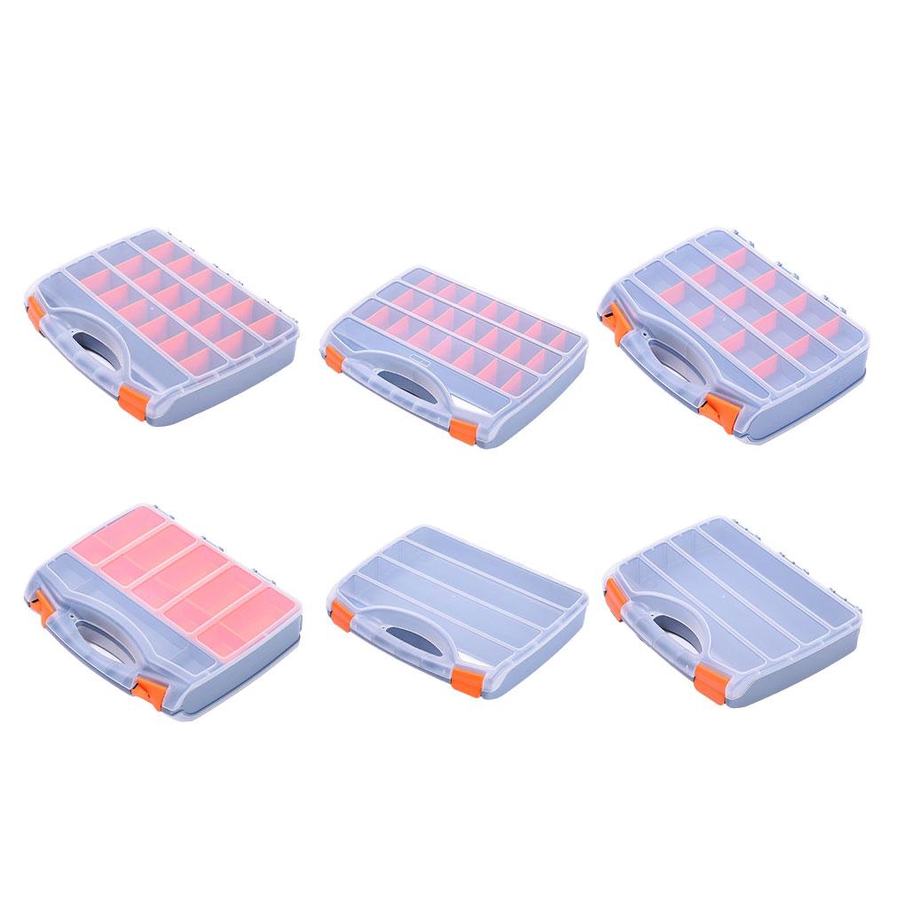 Tool Box Storage Grids Removable Dividers Screws Screwdriver Nuts Compartment Repair Case Organizer for Storing Tools
