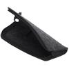 Pen Case Felt Storage Pencil Bag Thickened Flat Paint Brush DustProof Storage Tools(Light Gray )