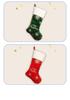 Personalized Embroidered Christmas Stockings with Snowflakes - Perfect for Gifts and Candy