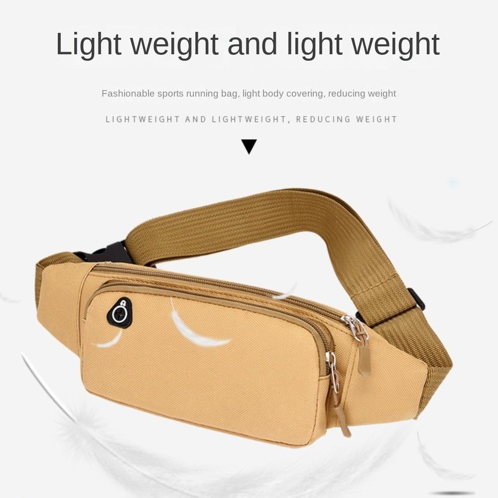 Waterproof Waist Pouch Wear Resistant Waist Bag Fanny Pack Shoulder Belt Bags Hiking