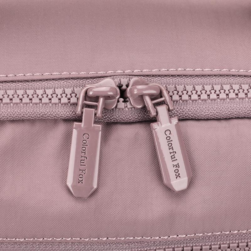 Kompakter Rucksack mit Reißverschluss-Vordertasche Rucksack Damen Reise Leichter Nylon Hochwertige Umhängetasche