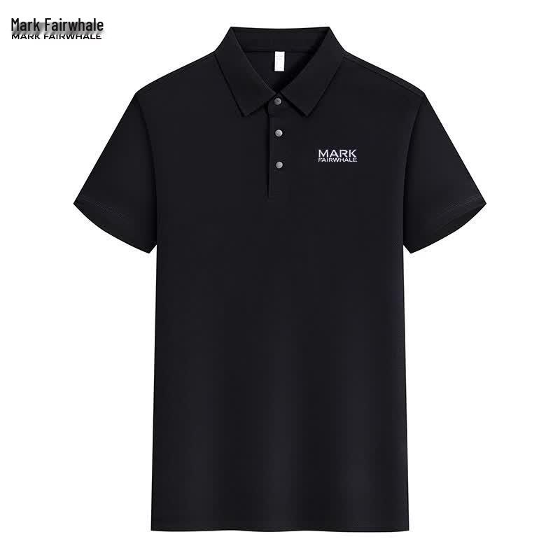 MARK FAIRWHALE Men s Breathable Silk Blend Polo T-Shirt 3XL