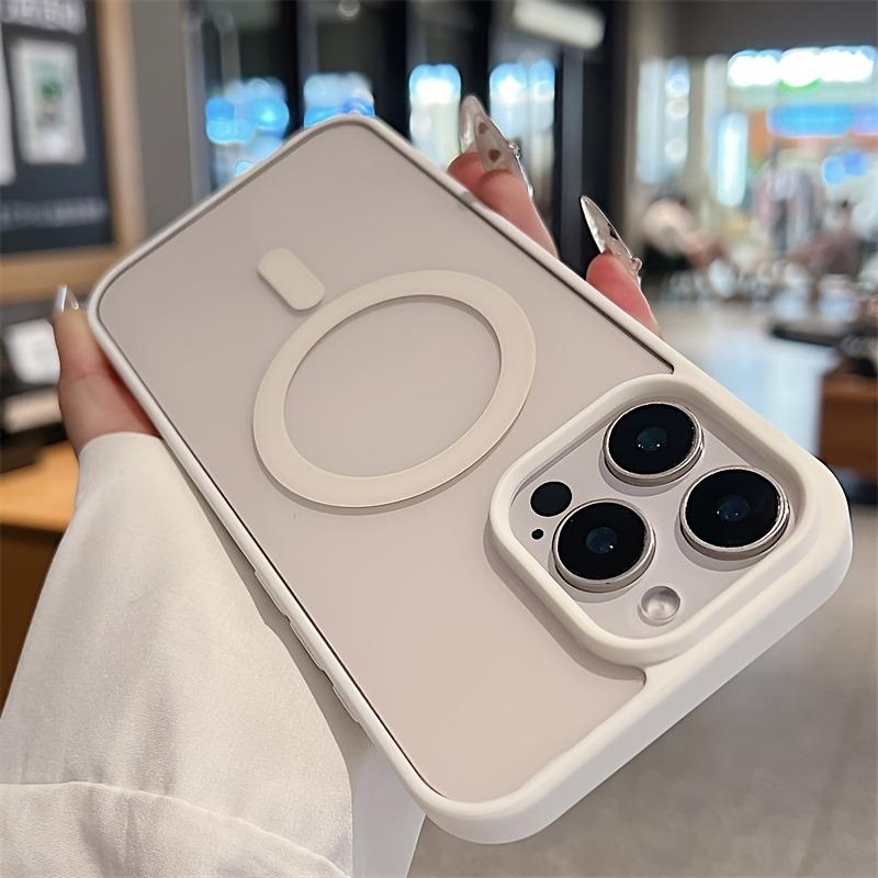 Husă Transparentă Magnetică Acrilică de Lux pentru Magsafe pentru iPhone 17 Pro 16 15 14 Plus 13 12 11 Pro Max Încărcare Wireless Subțire