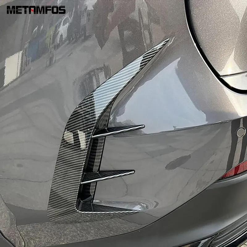 Rear Bumper Grille Spoiler Air Vent Outlet Trim For Lexus NX 250 350 350H 450H -2024 2025 Chrome Accessories Car Styling