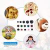 Colored Boxed Doll Eyes Set with Washers - DIY Craft Accessories