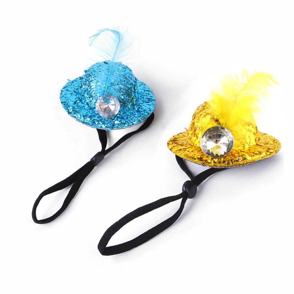 Pet hats, chicken hats, and chicken supplies are suitable for interesting hat accessories for small animals to dress up
