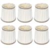 6PCS 4.7 Inch Height Lampshade Clip On Design Small Lamp Shades Unique Wall Lamp Shade  Indoor Lamp