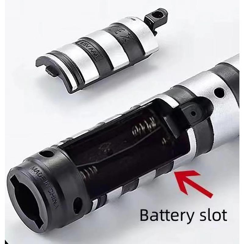 REikirc 75cm RGB Lightsaber 2 In 1 7 Colors Light Saber for 3+ Kids Laser Sword Toy Party Glow Swords
