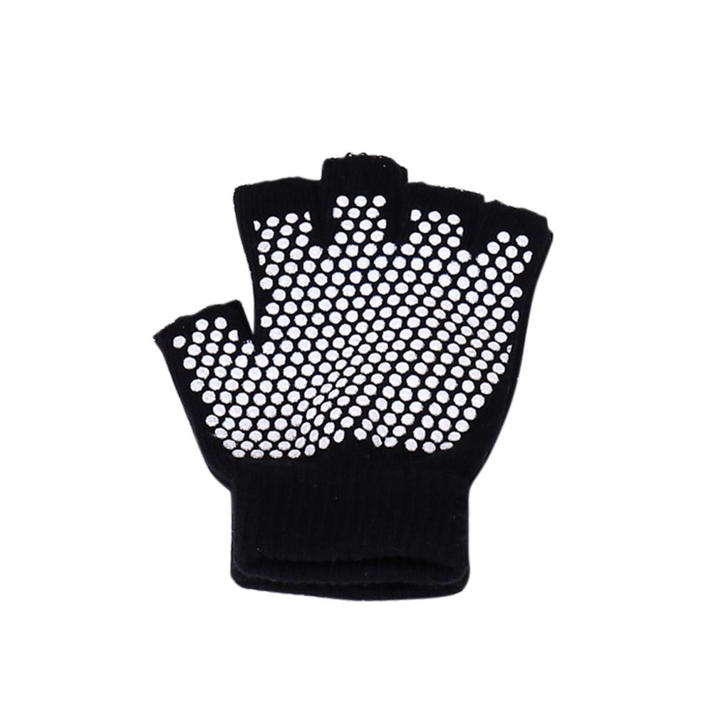 Women Anti-Skid Half Finger Gloves Gym Training Fitness Gloves Shock-Absorbing Breathable Sports Gloves