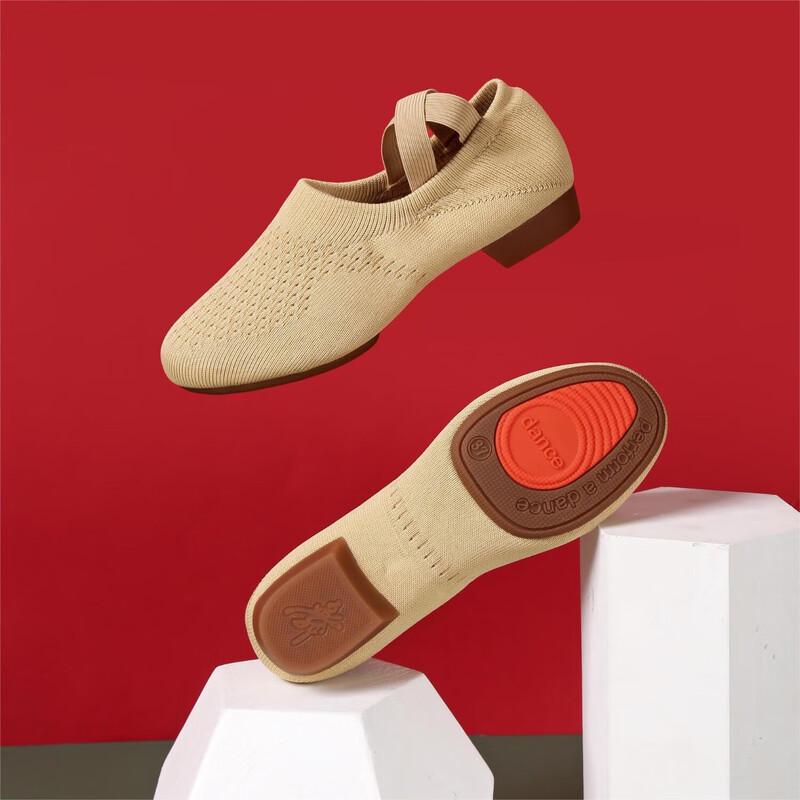WEZHO Women s Mesh Soft-Sole Dance Shoes