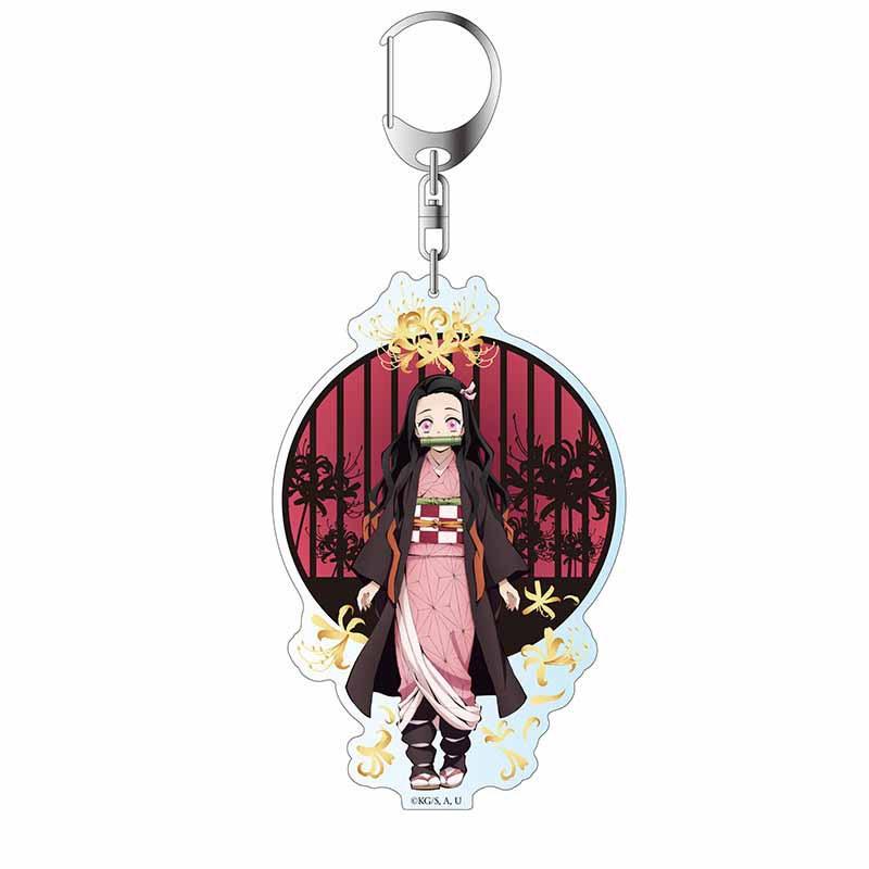 

Demon Slayer Kimetsu No Yaiba Infinity Castle Acrylic Key Ring Accessories Pouch Charm Tomioka Giyuu Action Figure Miniature Playthings (As shown-12784)-