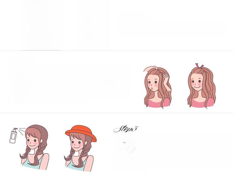 Women's Versatile Long Hair Wig Hat - Curly, Straight, Duckbill Cap