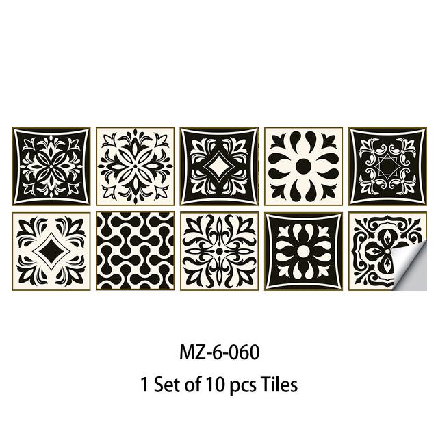 Película adhesiva para azulejos, 28 estilos a elegir, para azulejos/suelo en la cocina, protector contra salpicaduras, papel tapiz artístico para suelo, calcomanías de pared