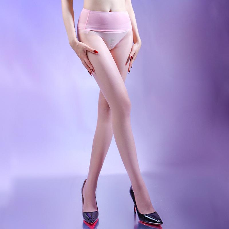 

Women Stockings High Waist Seamless 0.01 Pantyhose Ultra-Thin Silky Mesh Transparent Open Crotch Sockings Night Club Wear One Size
