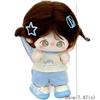 Cartoon T-Shirt 20cm Baumwollpuppenkleidung Outfit Plüschpuppenkleidung Puppenzubehör