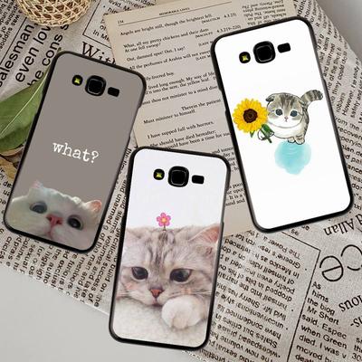 Roztomilý kočičí kryt na telefon pro Samsung Galaxy A51 A50 A71 A21s A31 A41 A10 A20 A70 A30 A22 A02s A13 A53 5G Cover Cover