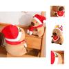 Adorable Christmas Capybara Plush Toy With Soft Short Plush Filling For Kids Gifts