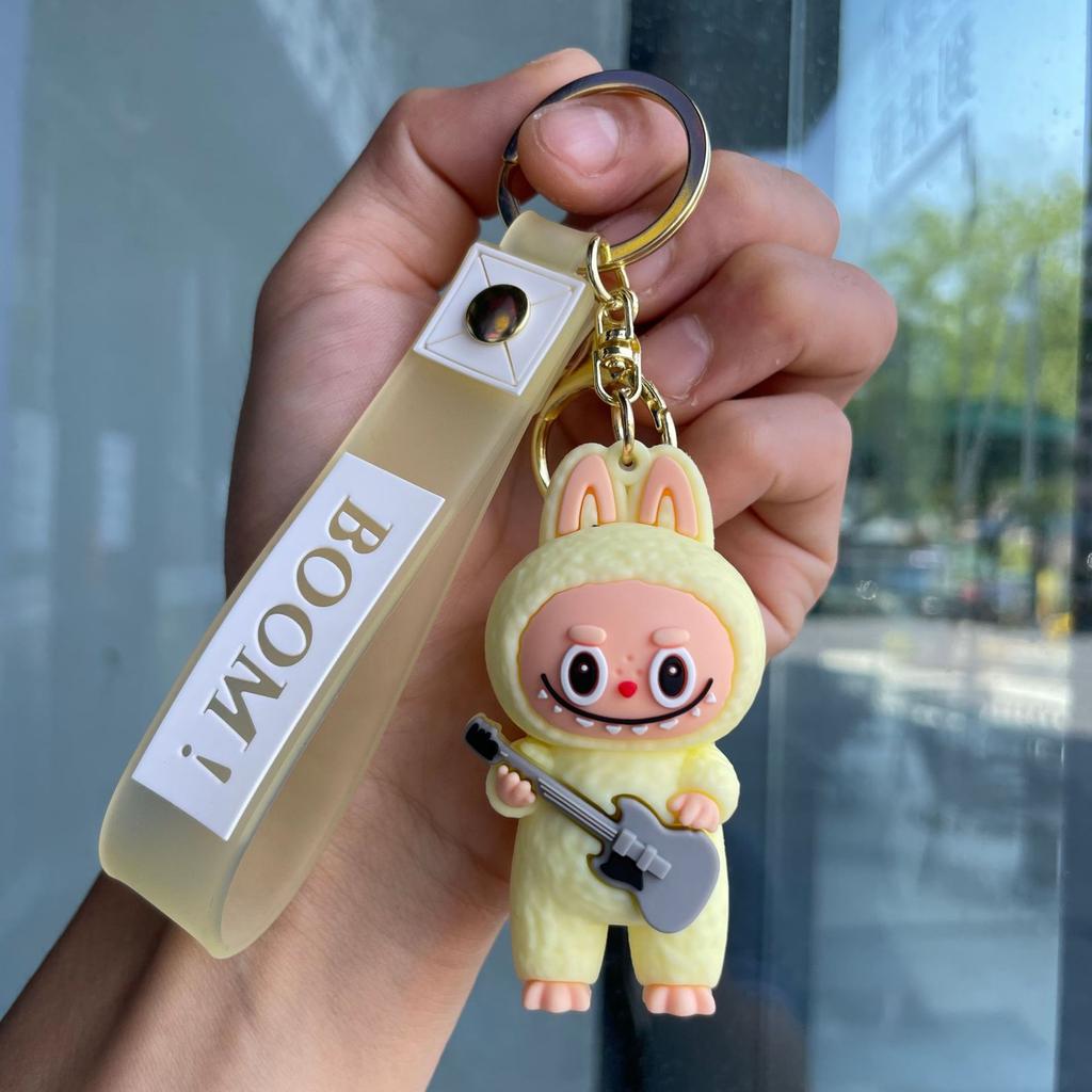 Cartoon Sheep Keychain Pendant Cute Doll Backpack Car Key Chain Ring Gift