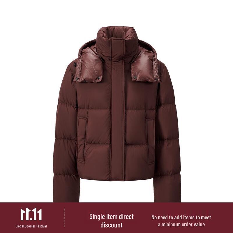 GIOVANNI VALENTINO Women's Hooded Winter Down Jacket