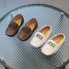 Boys Beanie Shoes Children'S Leather Shoes Soft Sole Student Single Shoes Girls Casual Shoes