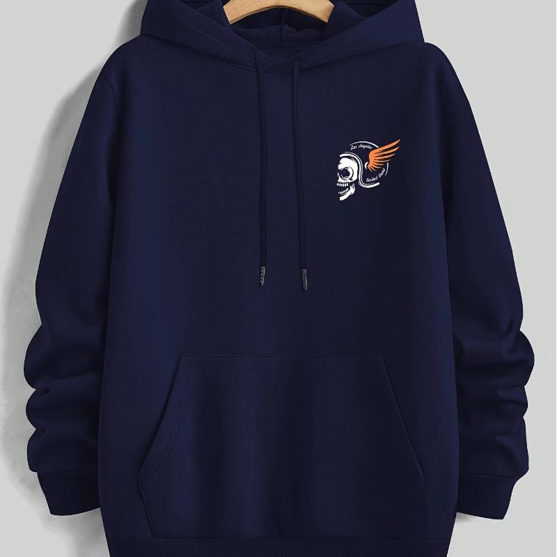 Happy Riding Letter Pattern Print Men'S Outdoor Clothing, Suitable for Outdoor, Travel Hoodies