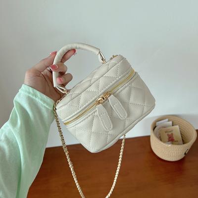 Large Mini Bag Rhombus Xiaoxiangfeng 2025 Spring and Summer New Product Portable Chain Bag Versatile One Shoulder Crossbody Small Bag