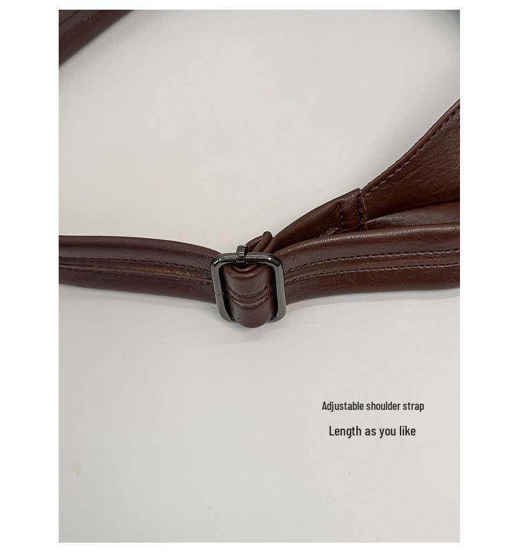 Retro Large-Capacity Textured Shoulder Bag - Women's Fashion Versatile Tote for Autumn/Winter