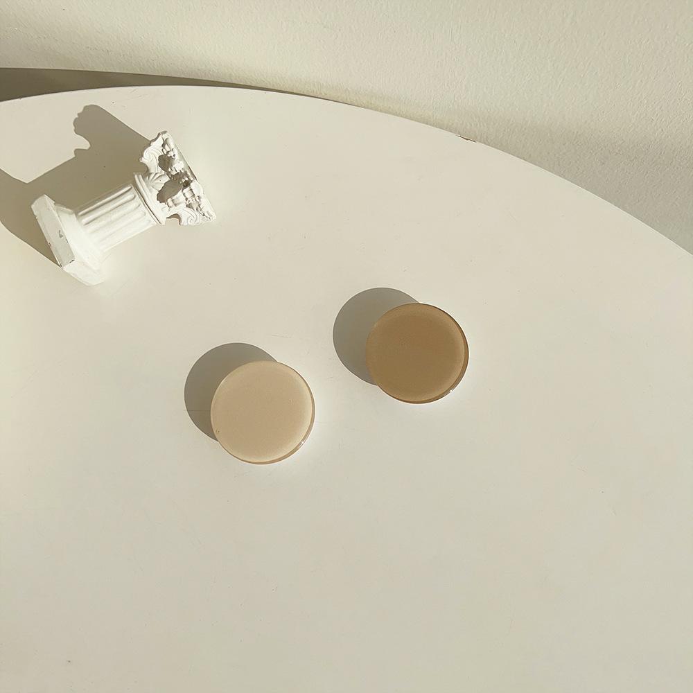 Simple foldable and retractable mobile phone holder