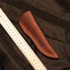 1pc Cow Leather Knife Sheath Scabbard Outdoor Straight Knife Holster Carrying Case Belt Loop Case Protective Cover Parts