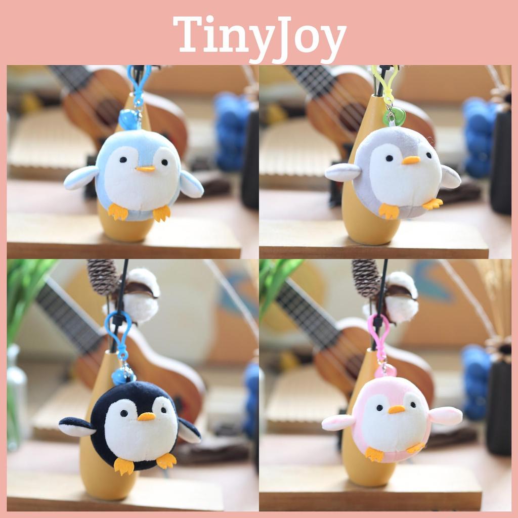 Soft And Fluffy Penguin Plushie Keychain For Bags And Accessories