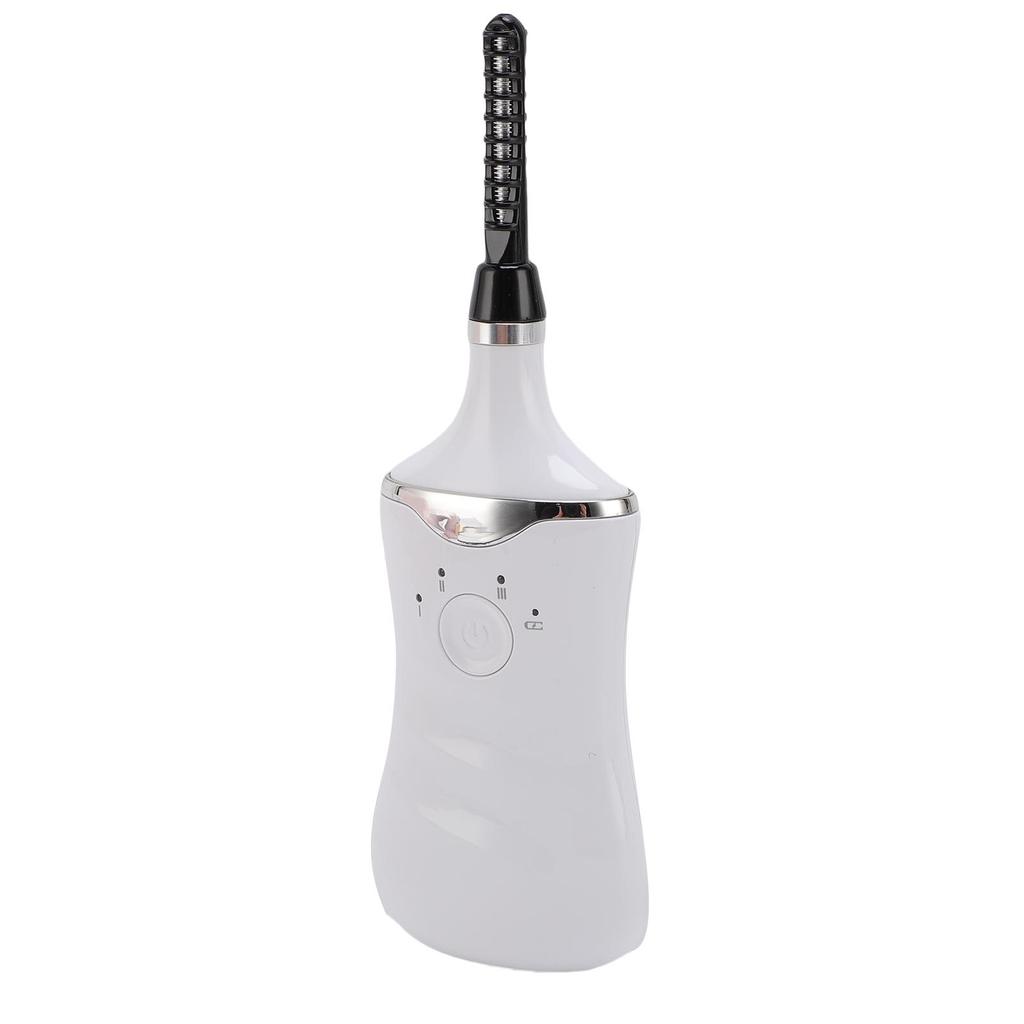 Electric Heated Eyelash Curler USB Charging 3 Temperature Modes with 3 Replacement Brush Head Heating Lash Curler