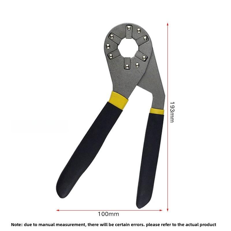 8 Inch Magic Wrench Universal Adjustable Spanner Multi-functional Workshop Hexagon Socket Wrench Portable Maintenance Tools